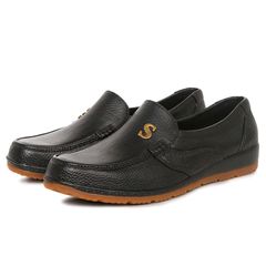 Men's PVC Shoes  Soft Anti-slip Rubber Sole Loafers Shoes Casual Flexibility Comfortable K010 41