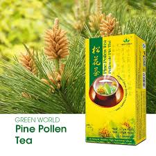 GREEN WORLD PINE POLLEN TEA-(2g×20 sachets) PINE POLLEN GREEN WORLD TEA