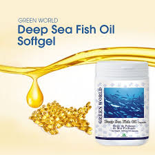 Green World Deep Sea Fish Oil Softgel (Omega-3)-1g×100 caps
