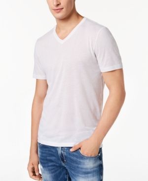 tshirt men Cotton 100% tshirts Short Sleeve men t-shirts V- Neck t shirt plain t shirts
