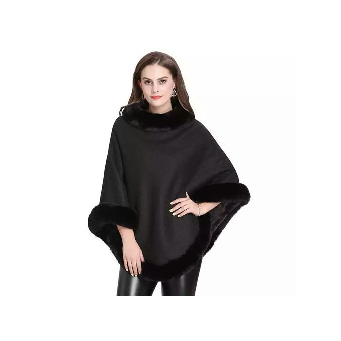 Ladies Warm Poncho Cover Up/ Sweaters