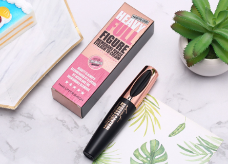 Mcafee 4D silk fiber eyelash makeup waterproof silicone brush head mascara lengthening thick mascara diamond shimmering mascara