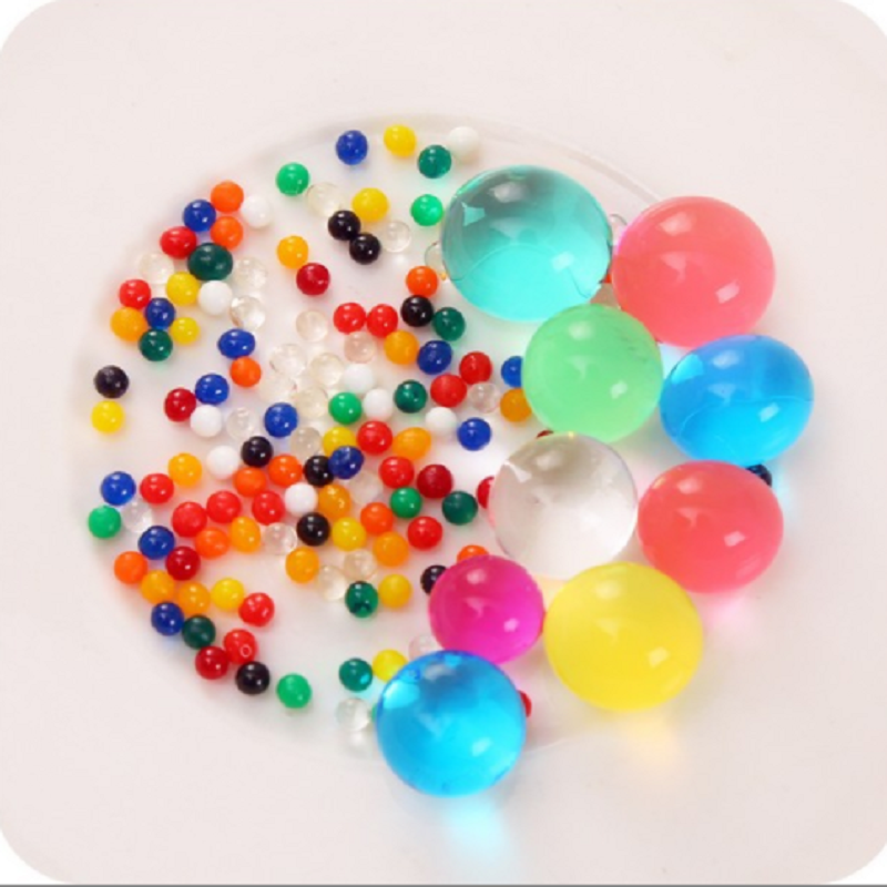 50 SpongeBob SquarePants Crystal Ball Ocean Baby Crystal Color Mud Bubble Large Bead Absorbent Beads Vase Decoration Crystal Mud Plant Cultivation