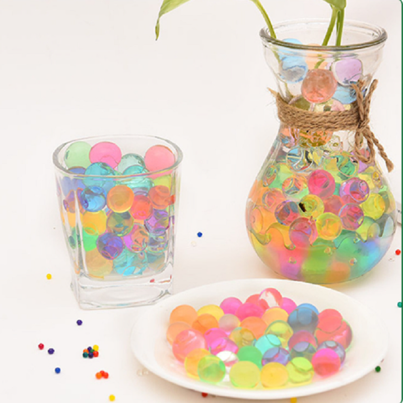 50 SpongeBob SquarePants Crystal Ball Ocean Baby Crystal Color Mud Bubble Large Bead Absorbent Beads Vase Decoration Crystal Mud Plant Cultivation