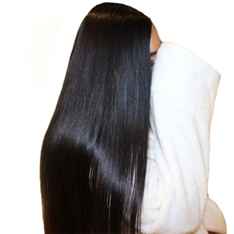 Long Straight Hair Weave Middle Part Black Wigs Hair For Women