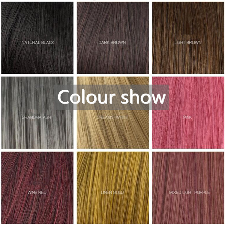 Long Straight Hair Weave Middle Part Black Wigs Hair For Women
