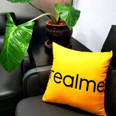 Realme  Pillow Yellow as picture