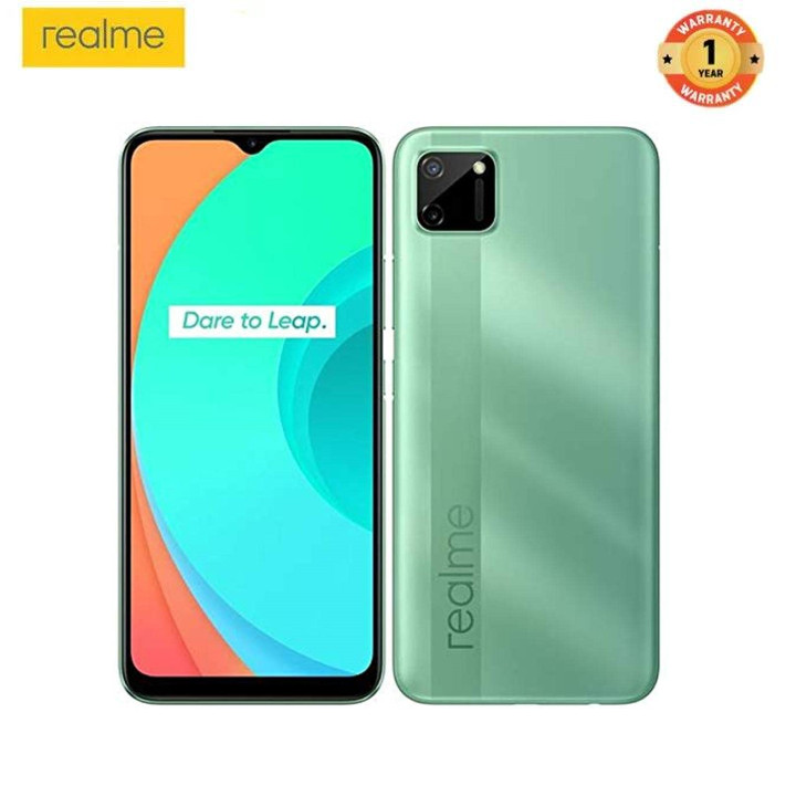 Realme C11 2GB+32GB Phones 6.5&quot; 5000mAh (Dual SIM+1 MicroSD) 13MP Super Night Camera Smart Phone
