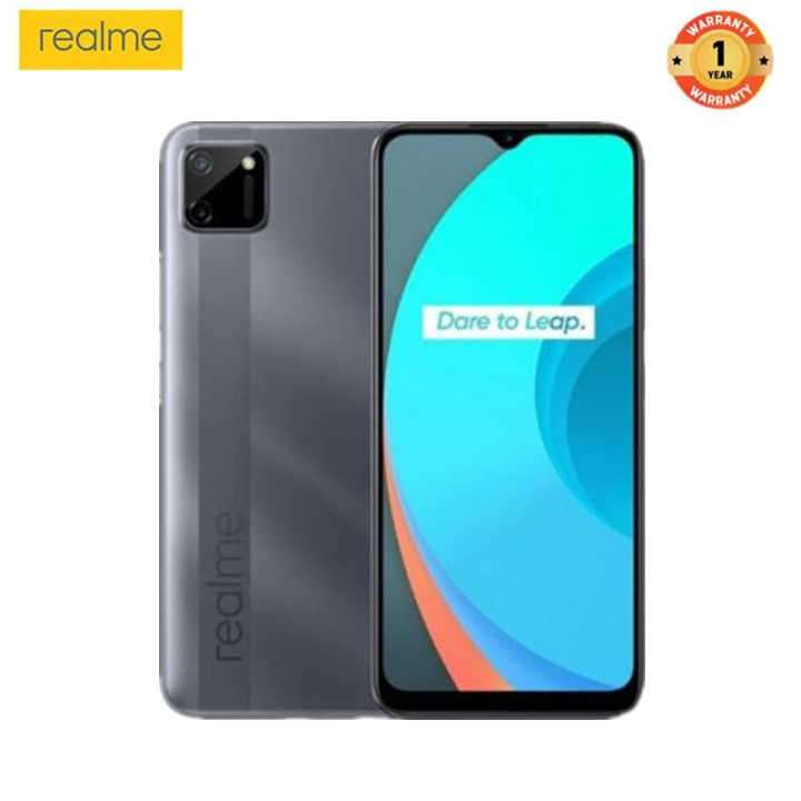 Realme C11 2GB+32GB Phones 6.5&quot; 5000mAh (Dual SIM+1 MicroSD) 13MP Super Night Camera Smart Phone
