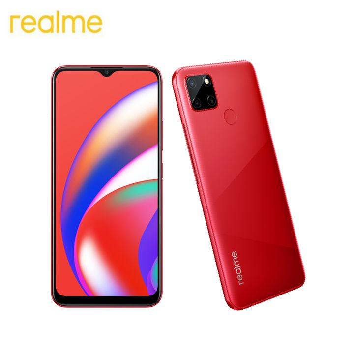 Realme C12 64GB+3GB 6.5'' 6000mAh Super Large Battery (Dual SIM+1 MicroSD) 13MP AI Triple Nightscape Camera Fingerprint Unlock Smart Phone