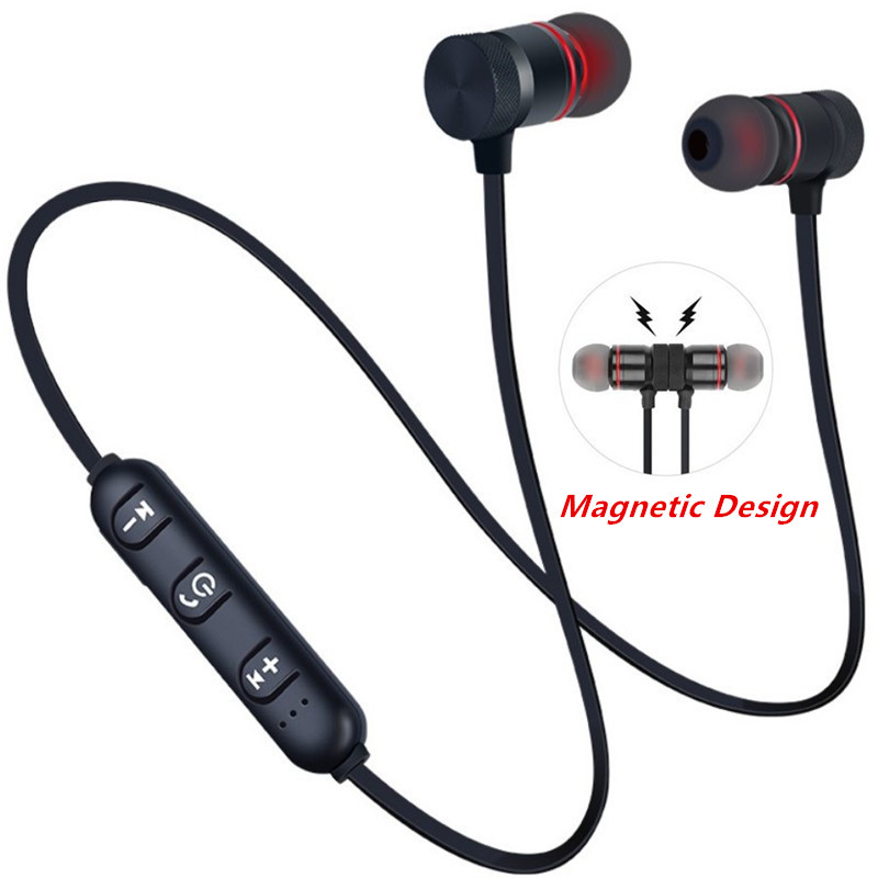 5.0 Bluetooth Earphone Sports Neckband Magnetic Wireless earphones Stereo Earbuds Music earphone