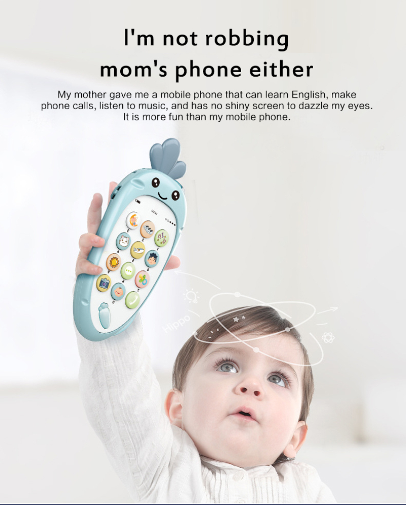Baby Electronic Phone Toys Teether Music Early Childhood Educational Toys Simulation Phone Toys