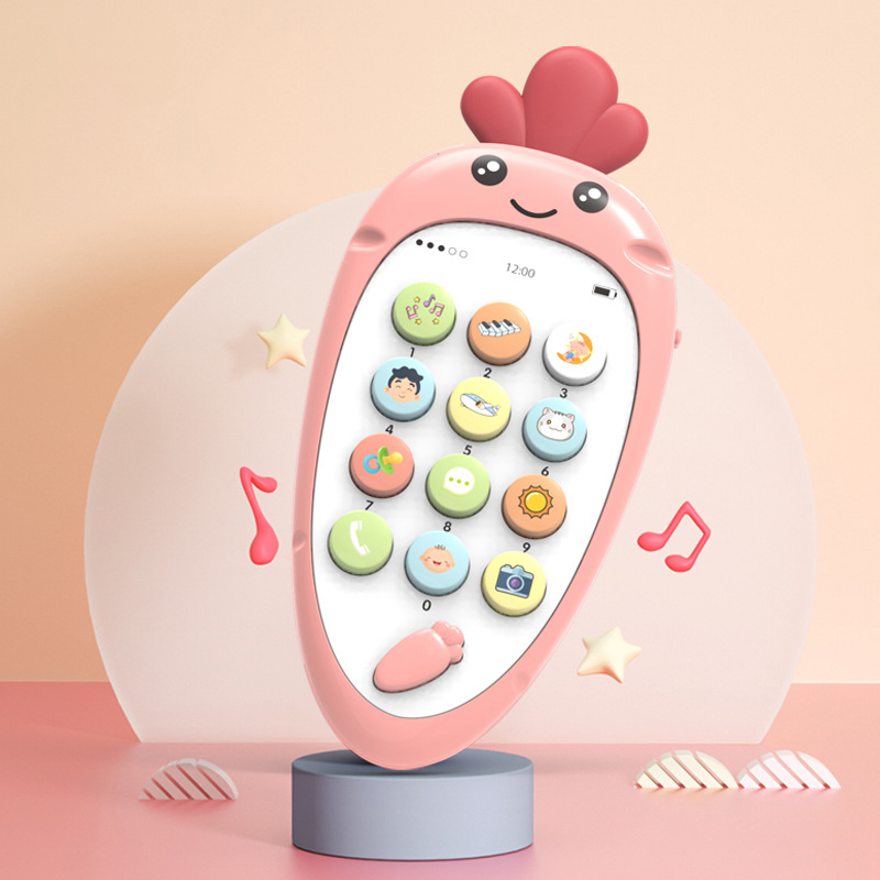 Baby Electronic Phone Toys Teether Music Early Childhood Educational Toys Simulation Phone Toys