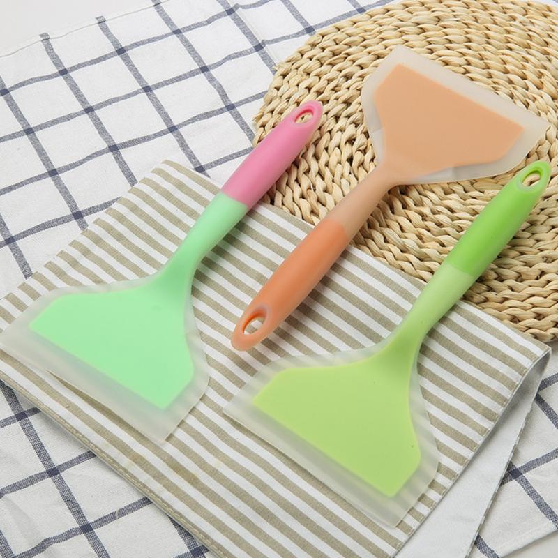 Silicone spatula Home Cooking Utensils Kitchen Scraper Wide Pizza Shovel Non-stick Food Lifters