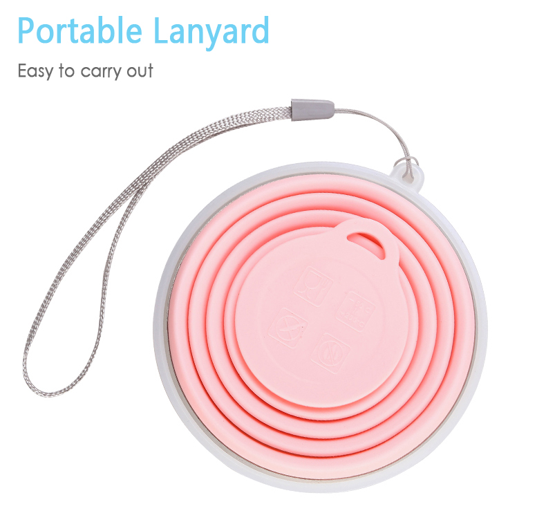 Folding Silicone Cup Portable Telescopic Drinking Collapsible Cup Kitchen &amp; Dining room Silica Mug