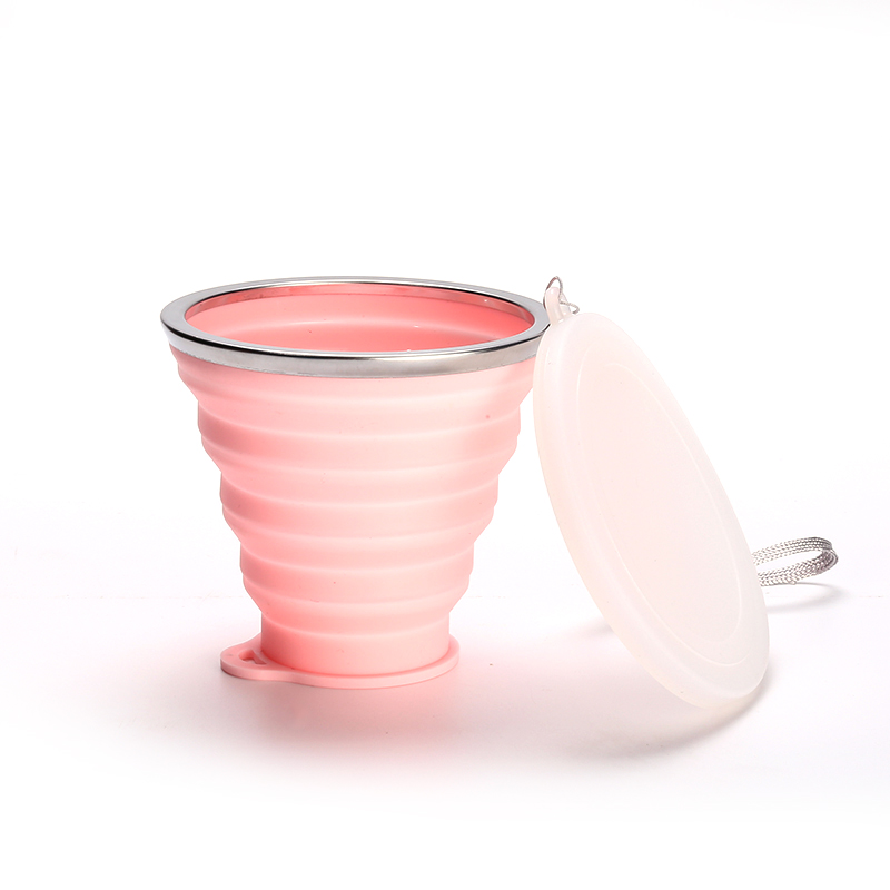 Folding Silicone Cup Portable Telescopic Drinking Collapsible Cup Kitchen &amp; Dining room Silica Mug