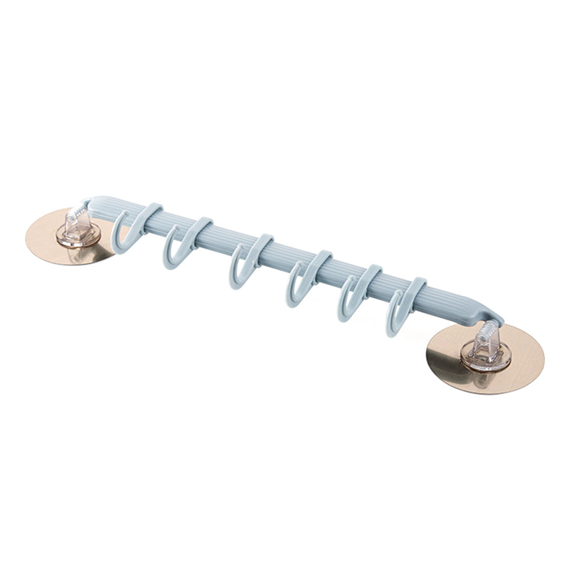 Wall mounted Bathroom Organizer Key hooks Towel Holder Kitchen accessories Cupboard Storage Rack