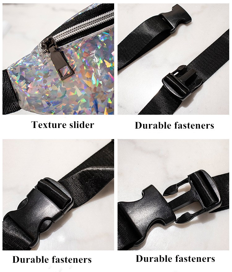 Sequined Fanny Pack Bagpacks Fashion Waist Bag Waterproof 5 Color Girls Chest Bag 2020 New Style