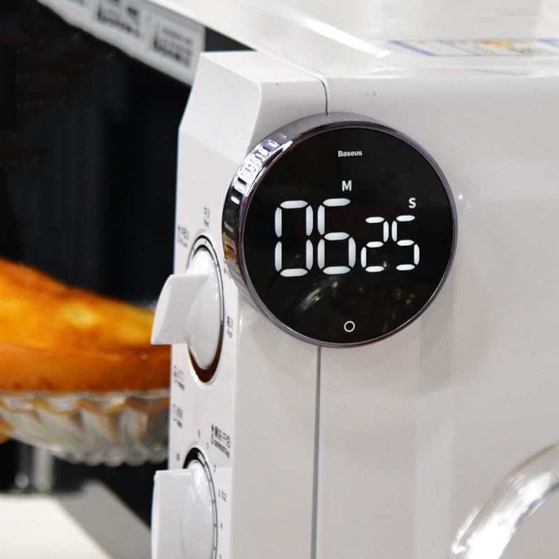 Magnetic Digital Timer for Kitchen Cooking Stopwatch LED Counter Alarm Manual Electronic Countdown