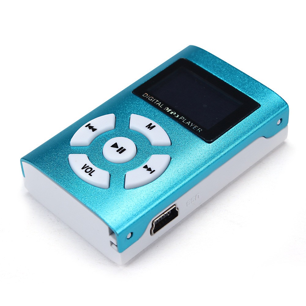 Mini MP3 Player LCD Screen Metal Case Music Media MP3 Support 32GB Micro SD TF Card USB Music Player