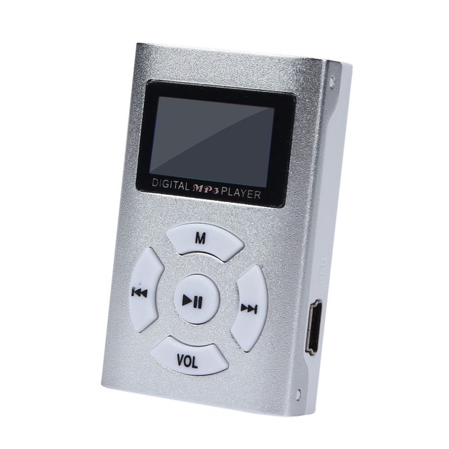 Mini MP3 Player LCD Screen Metal Case Music Media MP3 Support 32GB Micro SD TF Card USB Music Player
