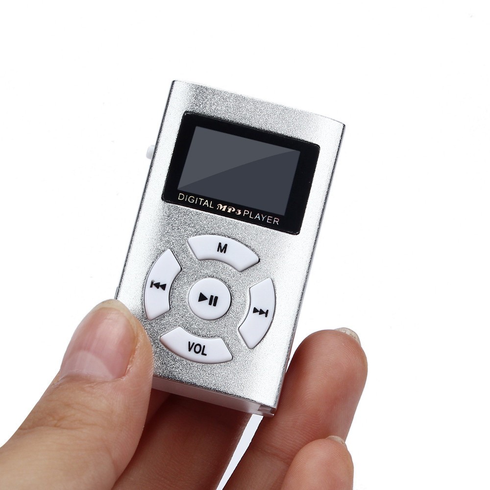 Mini MP3 Player LCD Screen Metal Case Music Media MP3 Support 32GB Micro SD TF Card USB Music Player