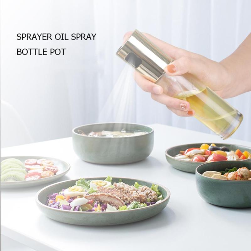 Kitchen Baking Oil Cook Oil Spray Empty Bottle Vinegar Bottle Dispenser Cooking Glass Oil sprayer