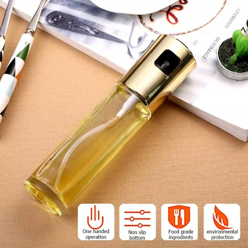 Kitchen Baking Oil Cook Oil Spray Empty Bottle Vinegar Bottle Dispenser Cooking Glass Oil sprayer