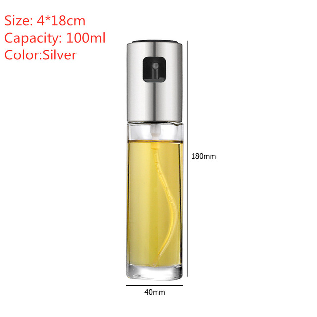 Kitchen Baking Oil Cook Oil Spray Empty Bottle Vinegar Bottle Dispenser Cooking Glass Oil sprayer