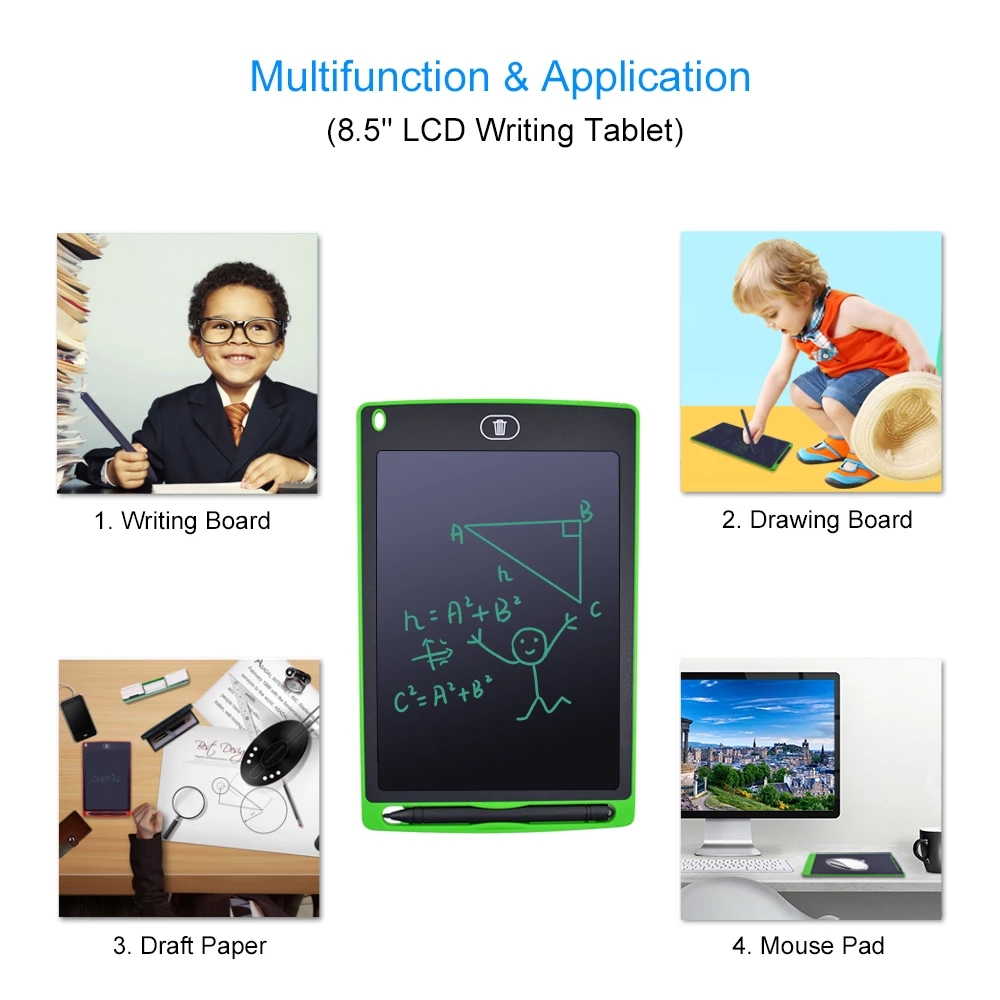 8.5 Inch Smart LCD Writing Tablet Electronic Notepad Kids Drawing Handwriting Board Educational Toy