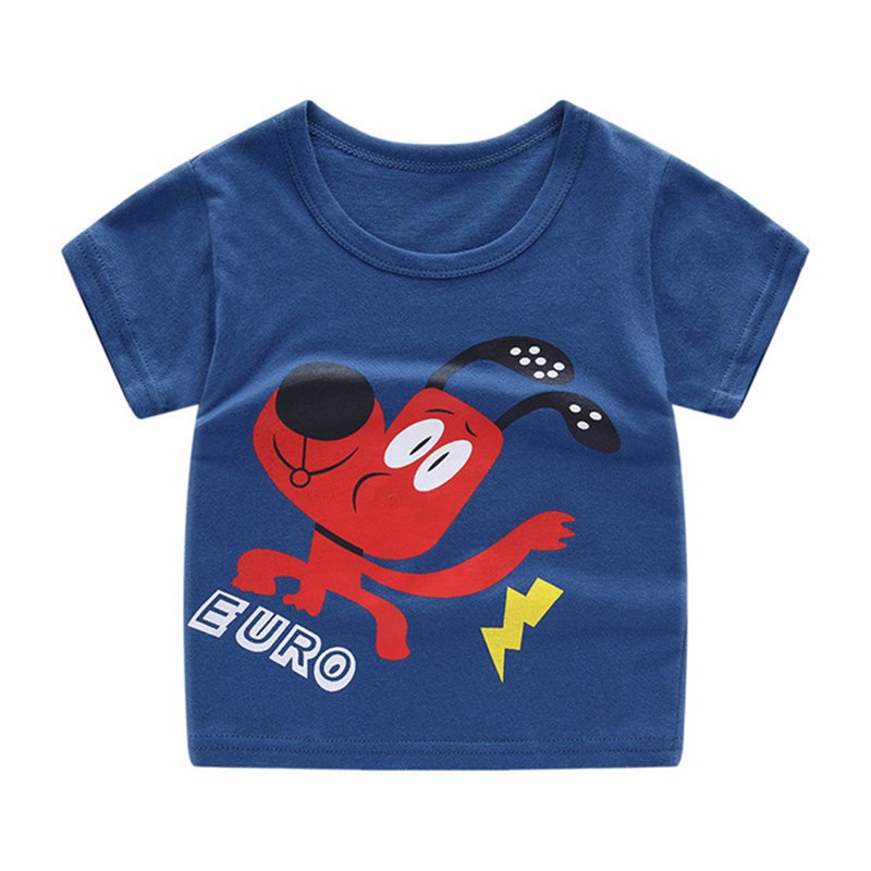 Children&apos;s Short Sleeve T-shirt Cotton T-shirts Boy Kid Boys And Girls Tops Shirts Children&apos;s Tshirt