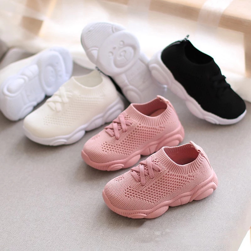 Sneakers Kids Shoes Antislip Soft Bottom Baby Sneaker 2020 Flat Children Girls Boys Sports Shoes