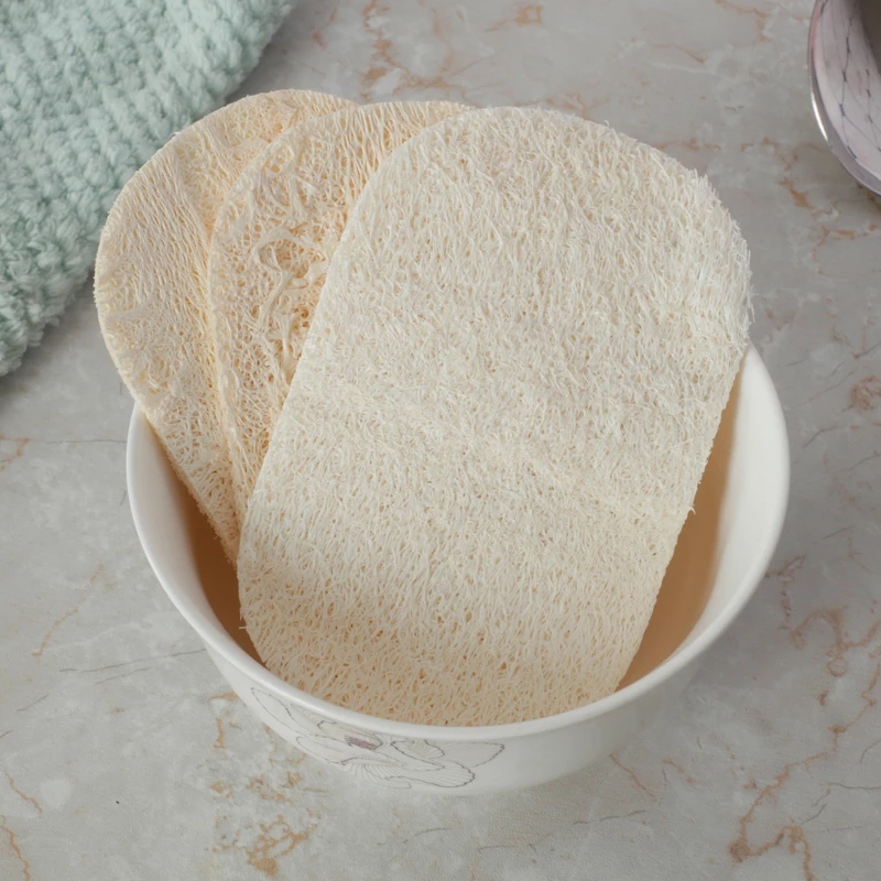 2pc/set Natural Loofah Dishwashing Cloth steel wire ball brush pot dishwashing Kitchen cleaning ball