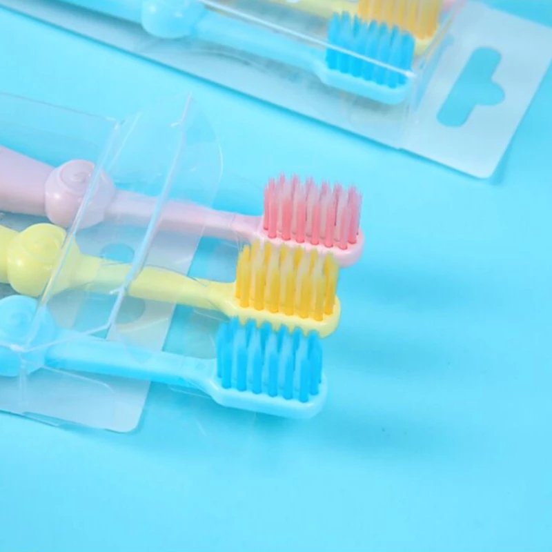 Baby Soft-bristled Silicone Toothbrush Children Teeth Training Toothbrushes Baby Dental Care 3Pc/Set