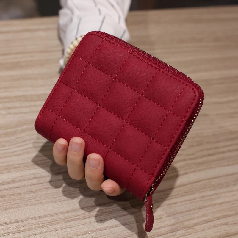 2022 Mini Wallet Coin Purse Female Wallet PU Fashion Ladies Wallet Short Zipper Cute Student Wallet