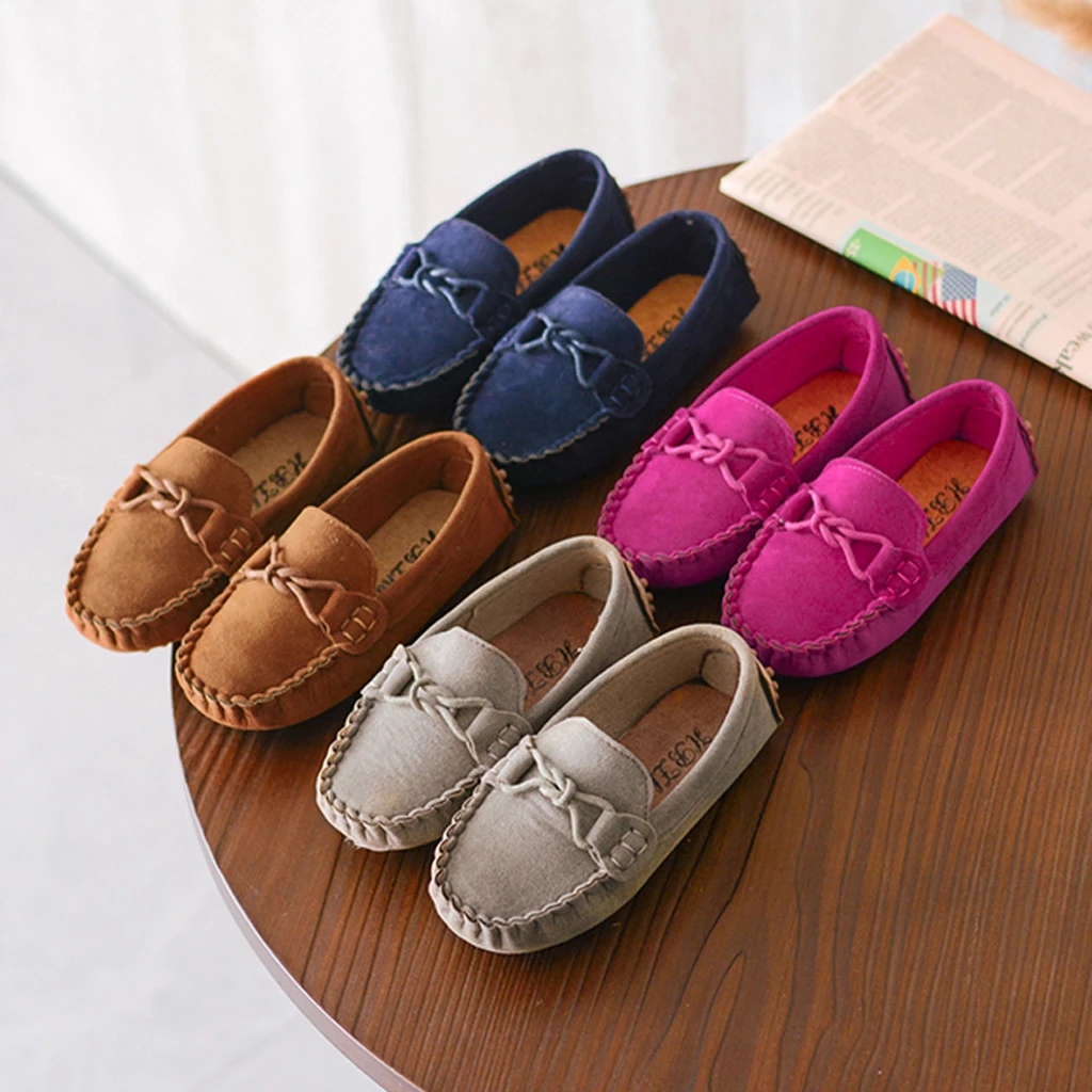 kids Loafers Shoes Sneakers Children Boys Casual Shoes Toddler Girls Soft Bottom Shoes Solid Color