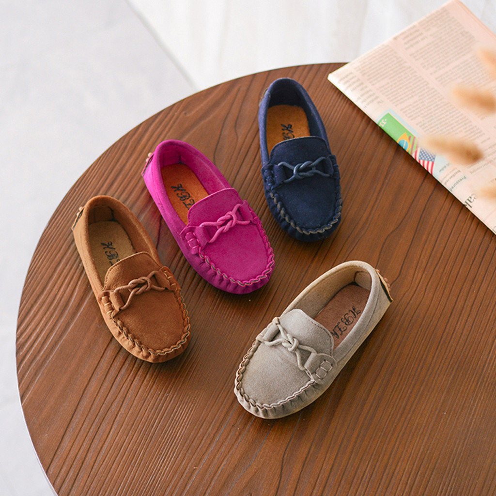 kids Loafers Shoes Sneakers Children Boys Casual Shoes Toddler Girls Soft Bottom Shoes Solid Color