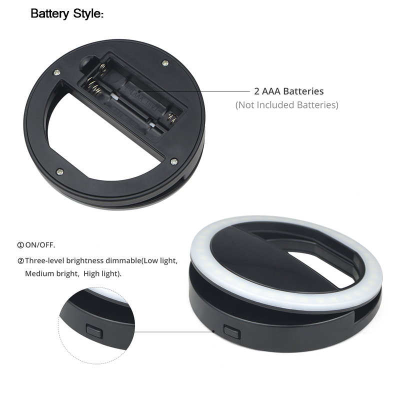 Led Selfie Lamp Ring Novelty Makeup Lightings Led lights Decoration Mobile Phones Photo Night Mirror