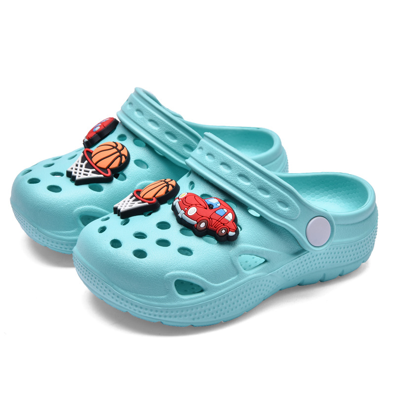 2020 New Children Cartoon Characters Cave Shoes Boys Girls Slippers sandals two wear Antiskid Beach