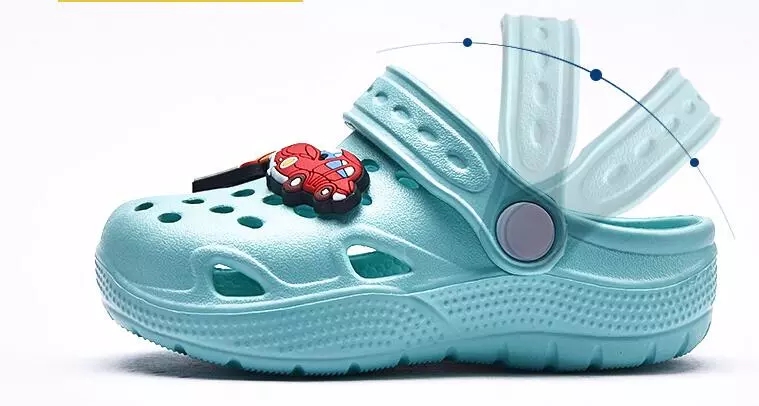 2020 New Children Cartoon Characters Cave Shoes Boys Girls Slippers sandals two wear Antiskid Beach