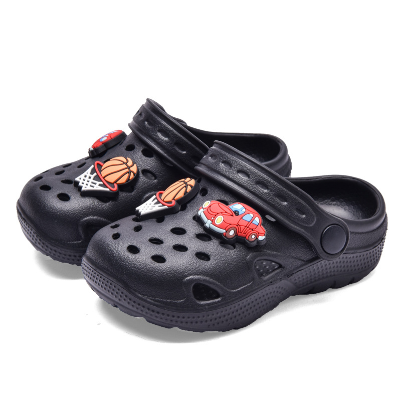 2020 New Children Cartoon Characters Cave Shoes Boys Girls Slippers sandals two wear Antiskid Beach