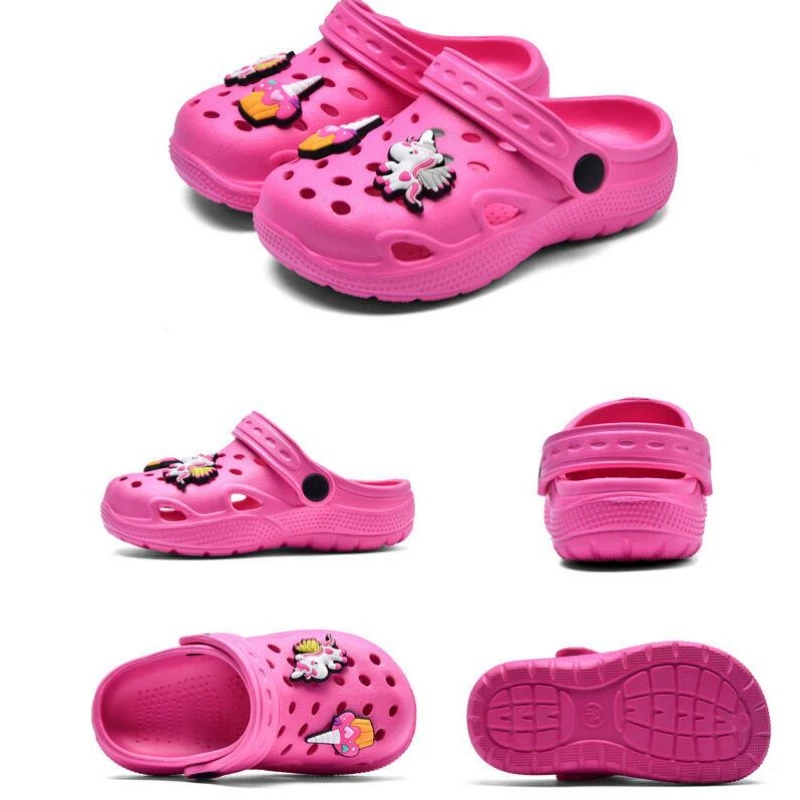 2020 New Children Cartoon Characters Cave Shoes Boys Girls Slippers sandals two wear Antiskid Beach