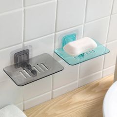 New arrival 1PC Bathroom Shower Soap Box Home Dish Storage Plate Tray Holder CaHousekeeping Container Organizers Green 13.4*8.7cm