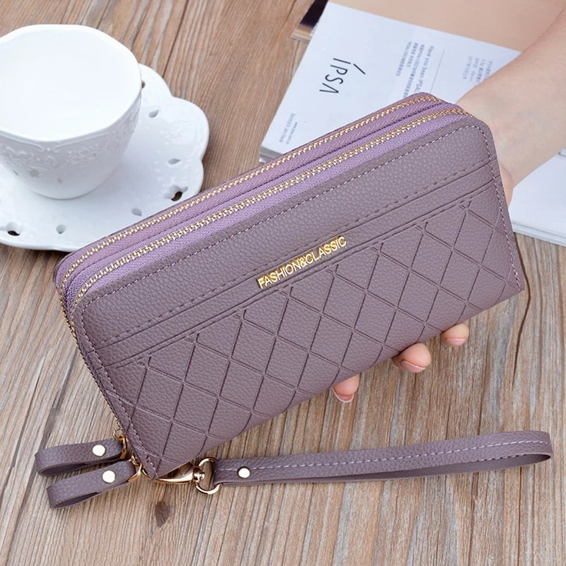 Long Women&apos;s Wallet Female Purses Tassel Coin Purse Card Holder Wallets Pu Leather Clutch Money Bag