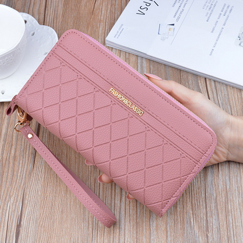 Long Women&apos;s Wallet Female Purses Tassel Coin Purse Card Holder Wallets Pu Leather Clutch Money Bag