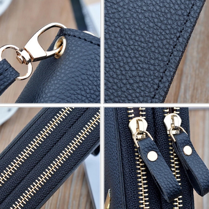 Long Women&apos;s Wallet Female Purses Tassel Coin Purse Card Holder Wallets Pu Leather Clutch Money Bag