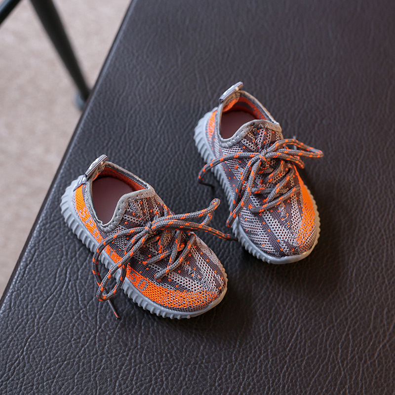 2022 Baby Athletic Shoes Boy Girl Breathable Knitting Mesh Outdoor Shoes boy and girls Athletic & Outdoor Shoes