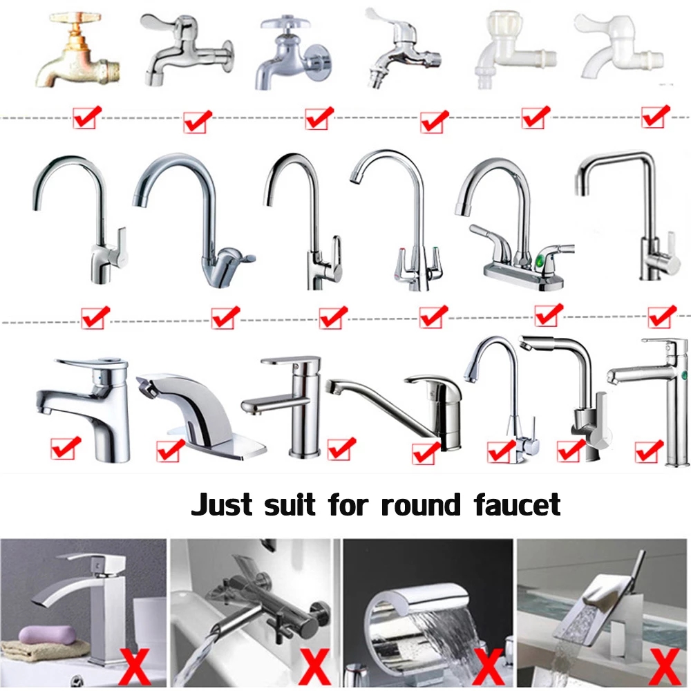 360Degree Adjustable Water Tap Extension Filter Shower Water Tap Faucet Extender Kitchen Accessories
