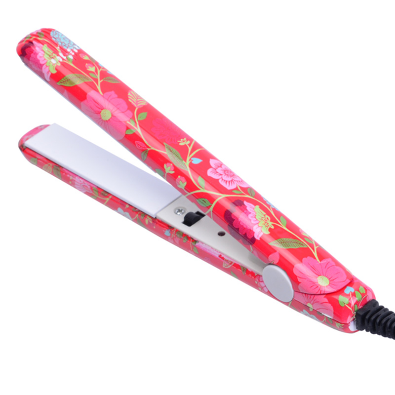 New Electronic Ceramic Fast Hair Straightener Mini Hair Flat Iron Wet/Dryer Straightening Irons EU