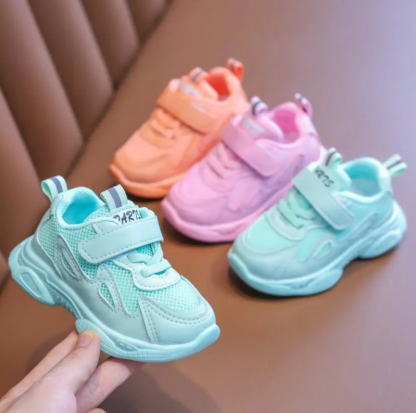 Baby Toddler Shoes Boys Girls Kids Sport Shoes Breathable Running Shoes Soft Bottom Children Sneaker